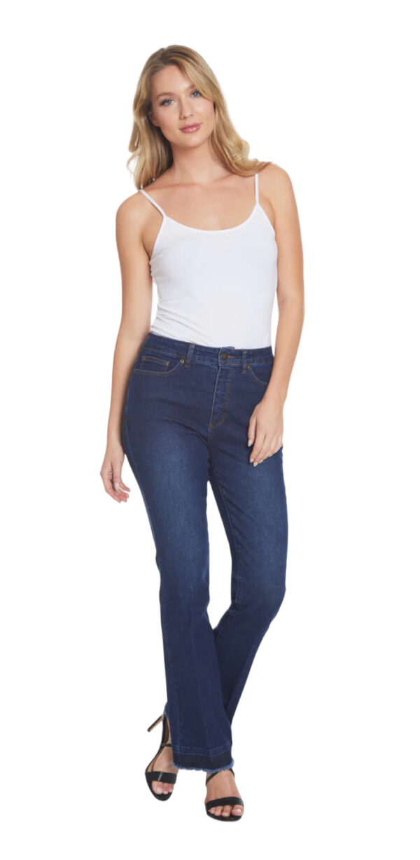 MULTIPLES ZIP FRONT RELEASED HEM BOOTCUT - Image 5