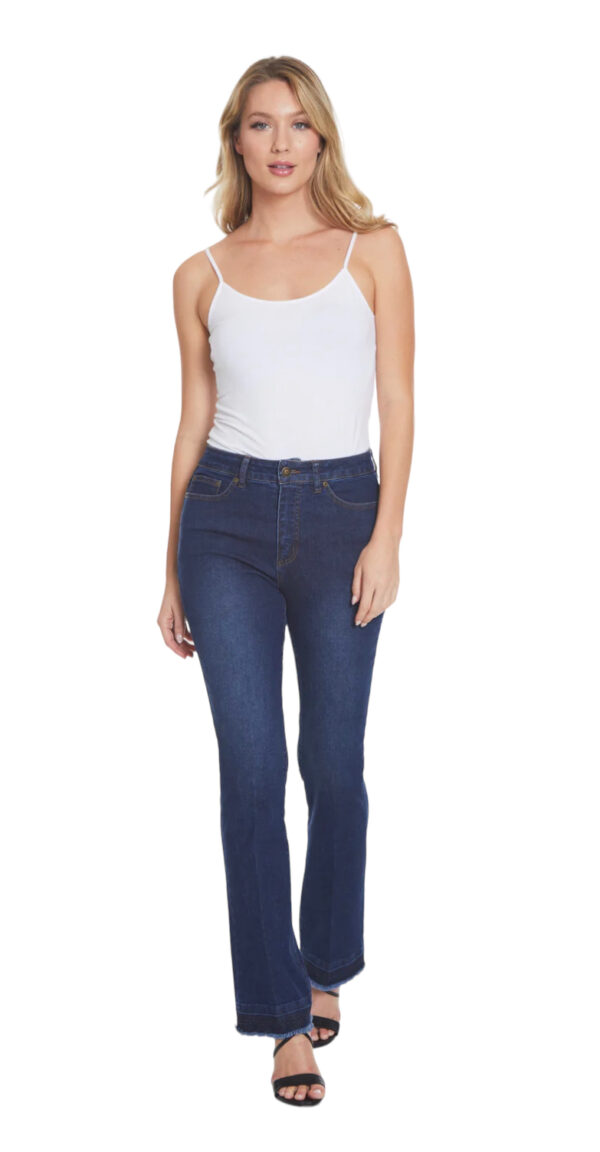 MULTIPLES ZIP FRONT RELEASED HEM BOOTCUT - Image 4