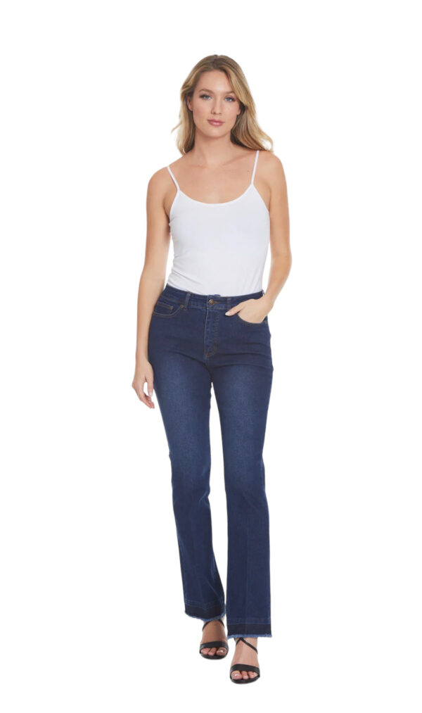 MULTIPLES ZIP FRONT RELEASED HEM BOOTCUT - Image 2