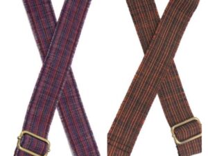 JOY SUSAN 1.5" EYELASH TRIM GUITAR STRAP