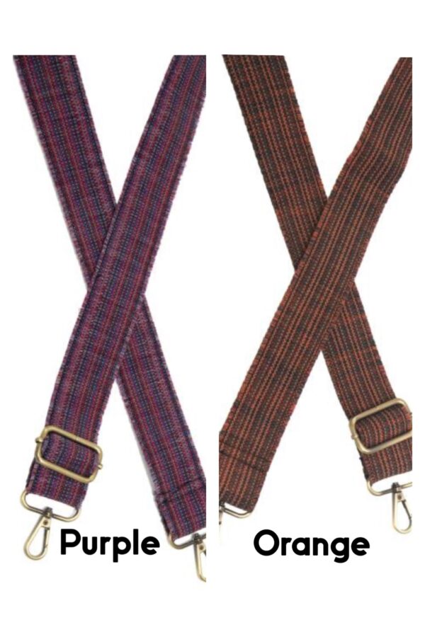 JOY SUSAN 1.5" EYELASH TRIM GUITAR STRAP
