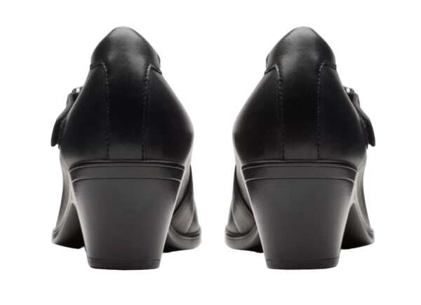 CLARKS EMILY 2 MABEL BLACK LEATHER - Image 6