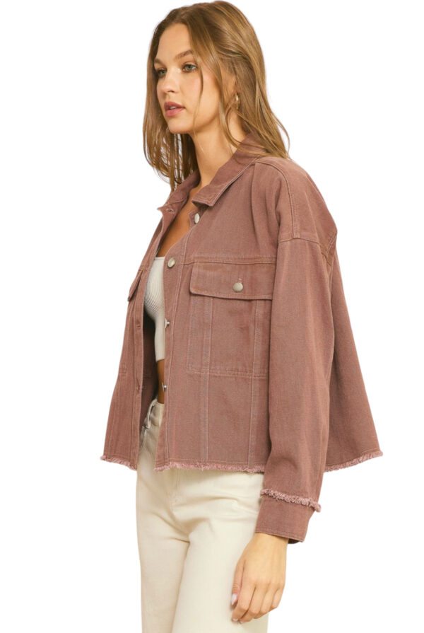 FRAYED EDGE JACKET*NOW 75% OFF* - Image 2