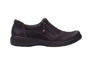 CLARKS CARLEIGH RAY BLACK NUBUCK