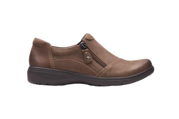 CLARKS CARLEIGH RAY TAUPE NUBUCK