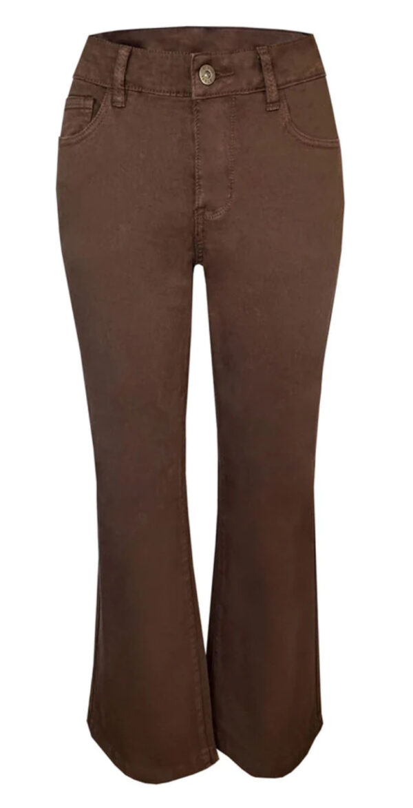 ETHYL CHOCOLATE WIDE LEG PANT - Image 4