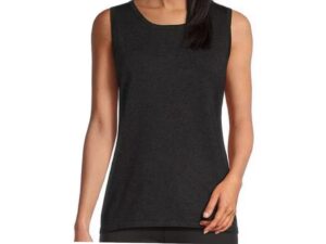 MULTIPLES JEWEL NECK SOLID SWEATER TANK