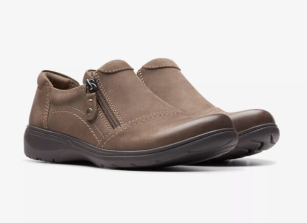 CLARKS CARLEIGH RAY TAUPE NUBUCK - Image 4