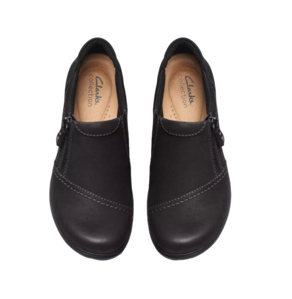 CLARKS CARLEIGH RAY BLACK NUBUCK - Image 6