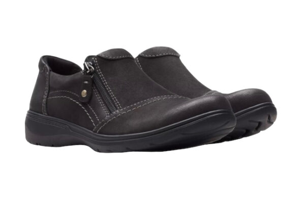 CLARKS CARLEIGH RAY BLACK NUBUCK - Image 4