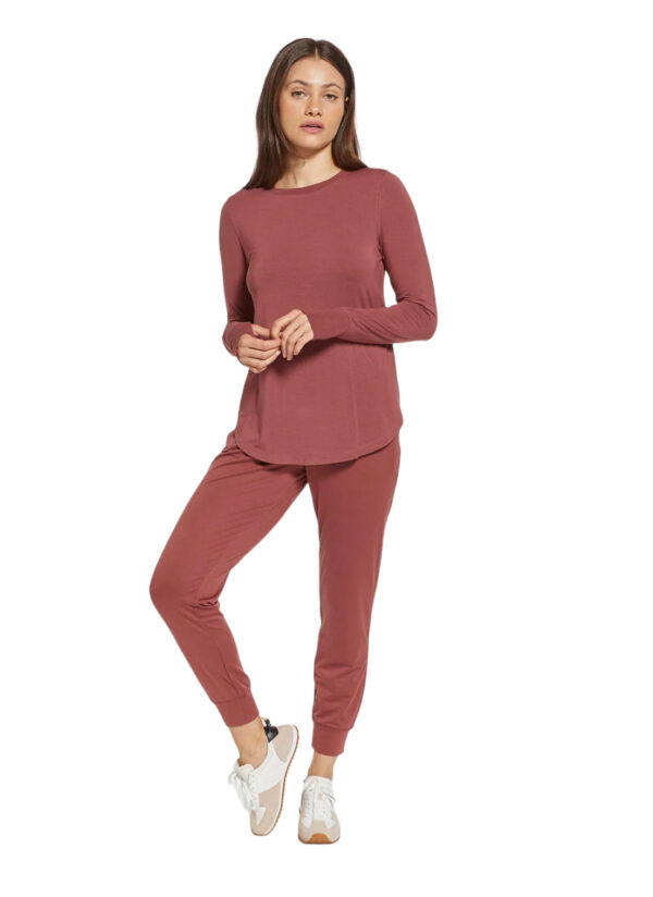 EMMA TOP IN RUSTIC RED - Image 2