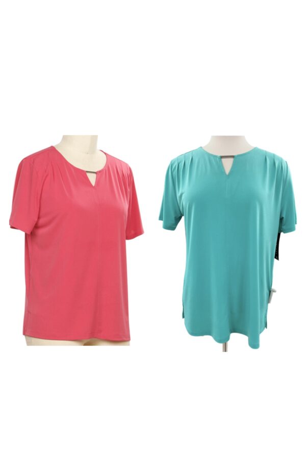 SOUTHERN LADY SOLID SHORT SLEEVE TOP