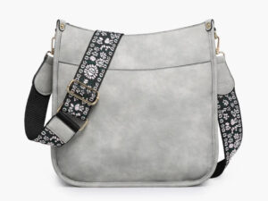 LIGHT GREY CHLOE CROSSBODY