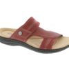 CLARKS LAURIEANN CARA RED LEATHER