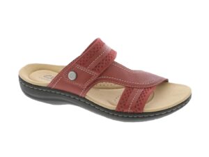 CLARKS LAURIEANN CARA RED LEATHER