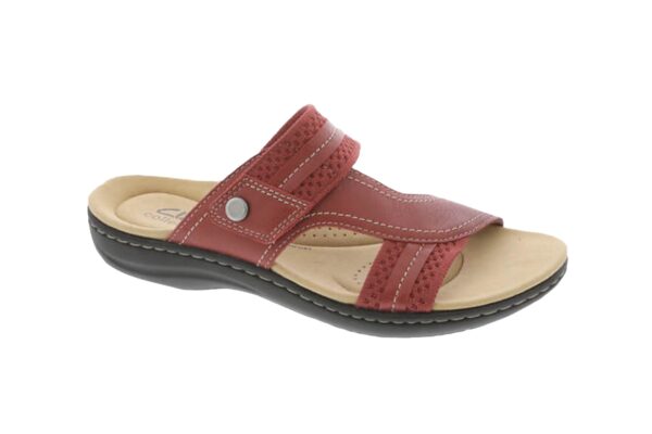 CLARKS LAURIEANN CARA RED LEATHER