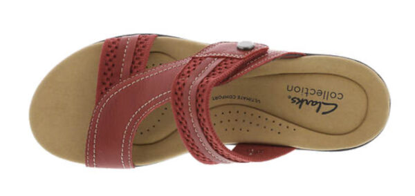 CLARKS LAURIEANN CARA RED LEATHER - Image 6