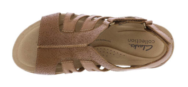 CLARKS APRIL BELLE TAN LEATHER - Image 6