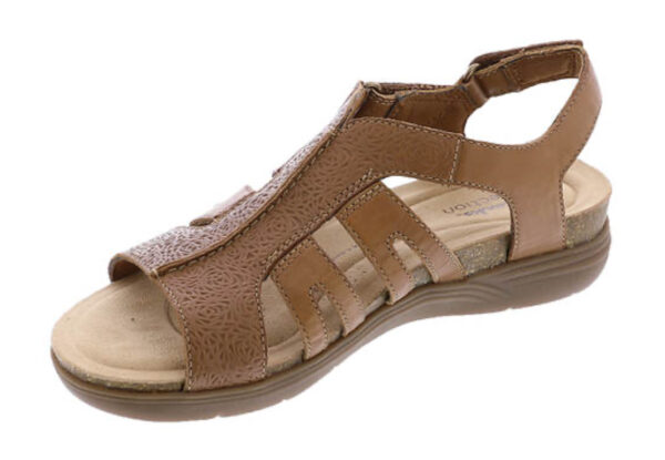 CLARKS APRIL BELLE TAN LEATHER - Image 4