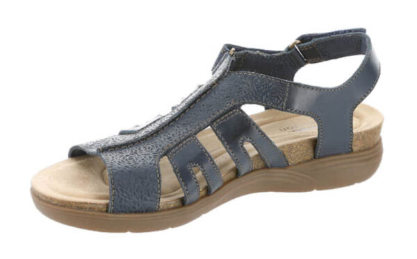 CLARKS APRIL BELLE NAVY LEATHER - Image 4