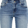 KAN CAN MEDIUM WASH HIGH RISE SLIM STRAIGHT - Image 8