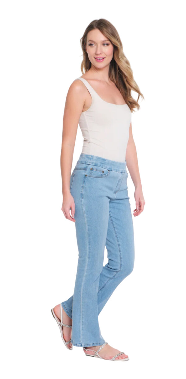 MULTIPLES SLIMSATION PULL ON DENIM FLARE - Image 6