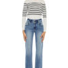 KAN CAN MEDIUM WASH HIGH RISE SLIM STRAIGHT - Image 5