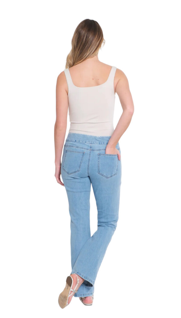 MULTIPLES SLIMSATION PULL ON DENIM FLARE - Image 2