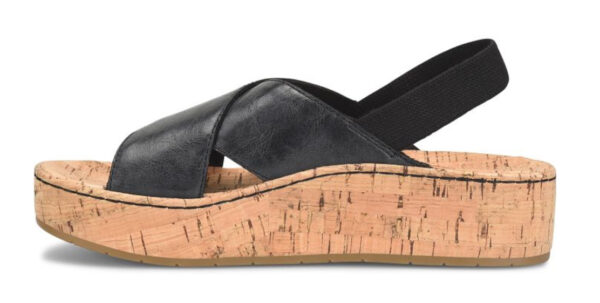 BORN SHOES SANDRA PLATFORM SANDAL IN BLACK - Image 2