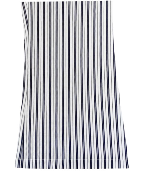 ETHYL WHITE/NAVY WIDE LEG WOVEN PANT - Image 3
