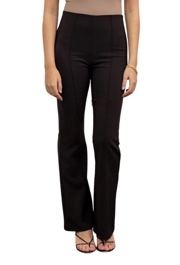 HIGH WAISTED FLARE DRESS PANTS - Image 6