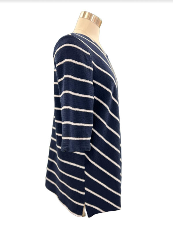 HABITAT FRENCH TERRY ANGLE STRIPE TOP - Image 2