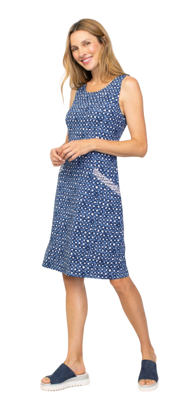 HABITAT TRAVEL MIXED PRINT SWING DRESS - Image 4