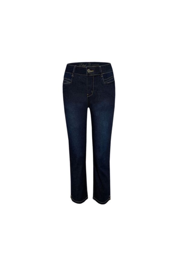 ETHYL DARK DENIM 24" CAPRI