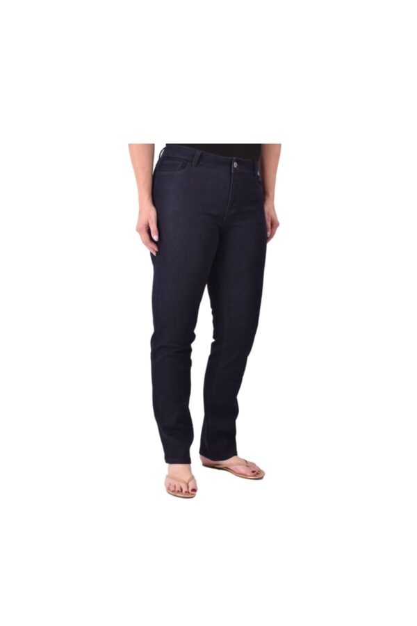 ETHYL DARK WASH STRAIGHT LEG JEAN