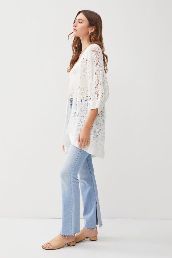 BE COOL CROCHET KNIT CARDIGAN - Image 3