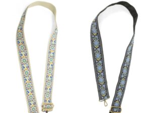 JOY SUSAN 2" FOLK EMBROIDERED GUITAR STRAP