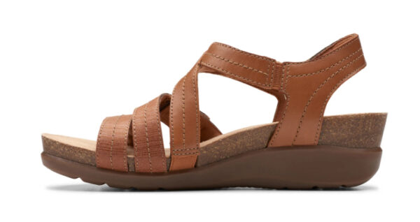 CLARKS CALENNE CLARA TAN LEATHER - Image 5