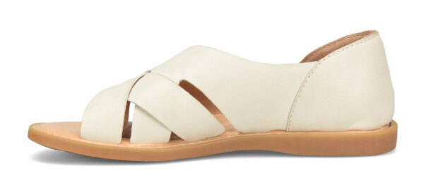 BORN SHOES ITHICA CREAM LEATHER SANDAL - Image 2