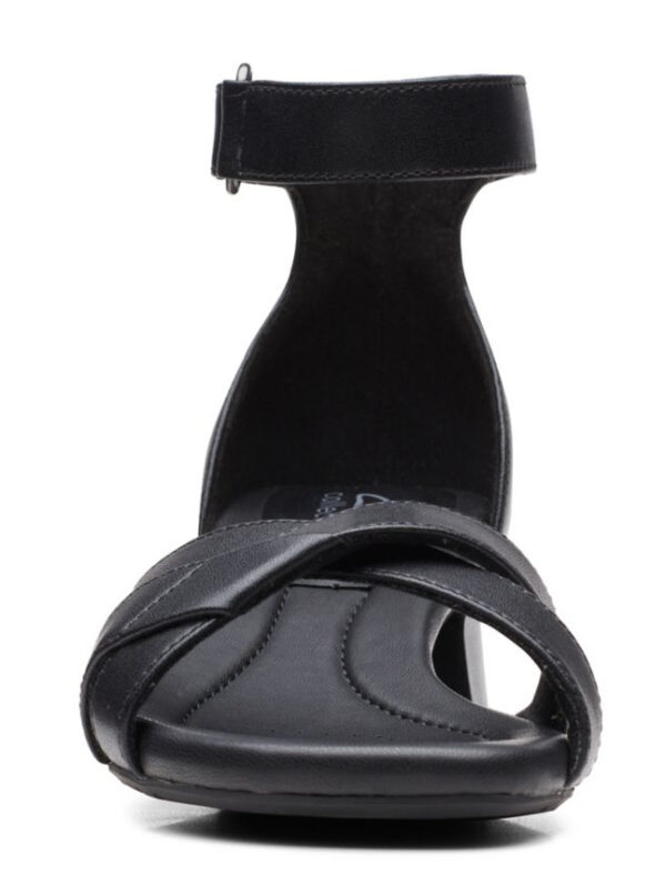 CLARKS DESIRAE LILY BLACK LEATHER - Image 6