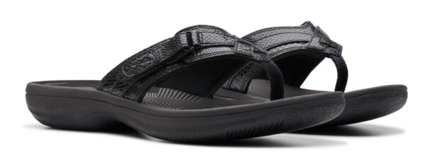 CLARKS BREEZE SEA BLACK SNAKE - Image 5