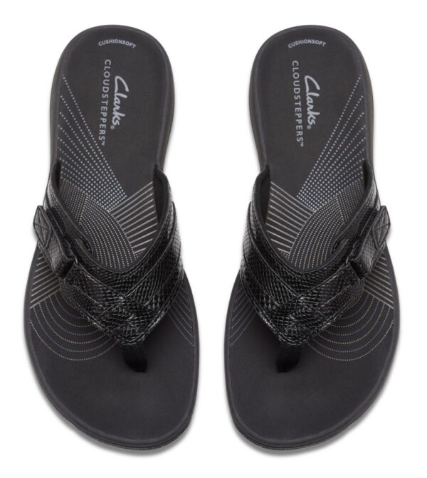 CLARKS BREEZE SEA BLACK SNAKE - Image 3