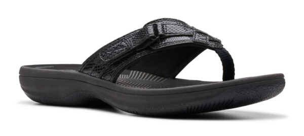 CLARKS BREEZE SEA BLACK SNAKE - Image 2