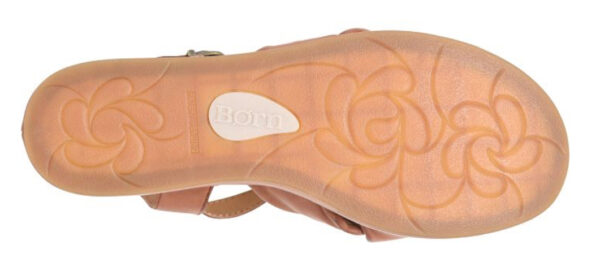 BORN SHOES MARCHELLE BROWN LEATHER WEDGE - Image 4