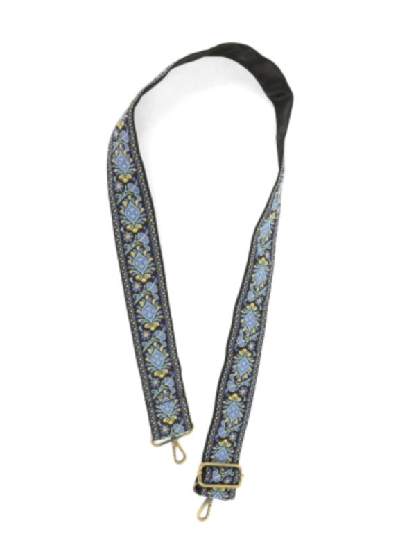 JOY SUSAN 2" FOLK EMBROIDERED GUITAR STRAP - Image 2