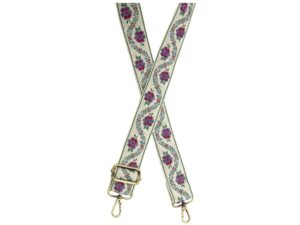 JOY SUSAN 1.5" FLOWING VINES GUITAR STRAP