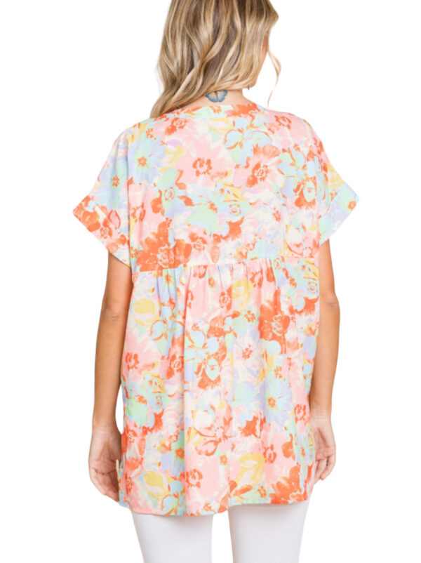 PRINT SEAMED BACK TUNIC - Image 3
