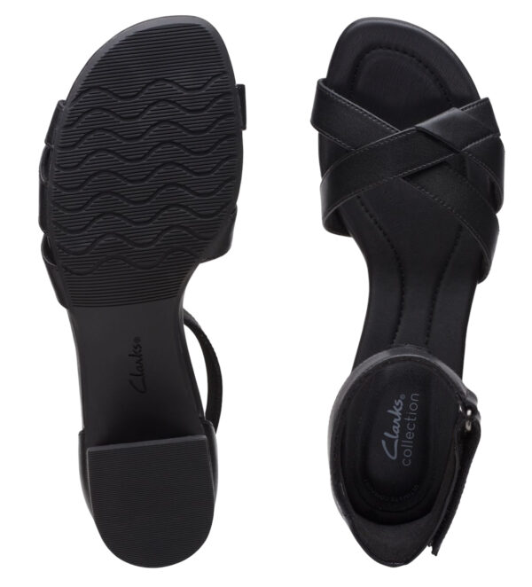 CLARKS DESIRAE LILY BLACK LEATHER - Image 2