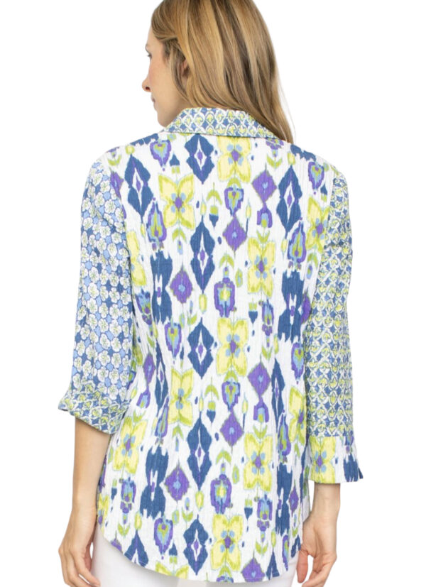 HABITAT IKAT MIX SHAPED SHIRT - Image 2