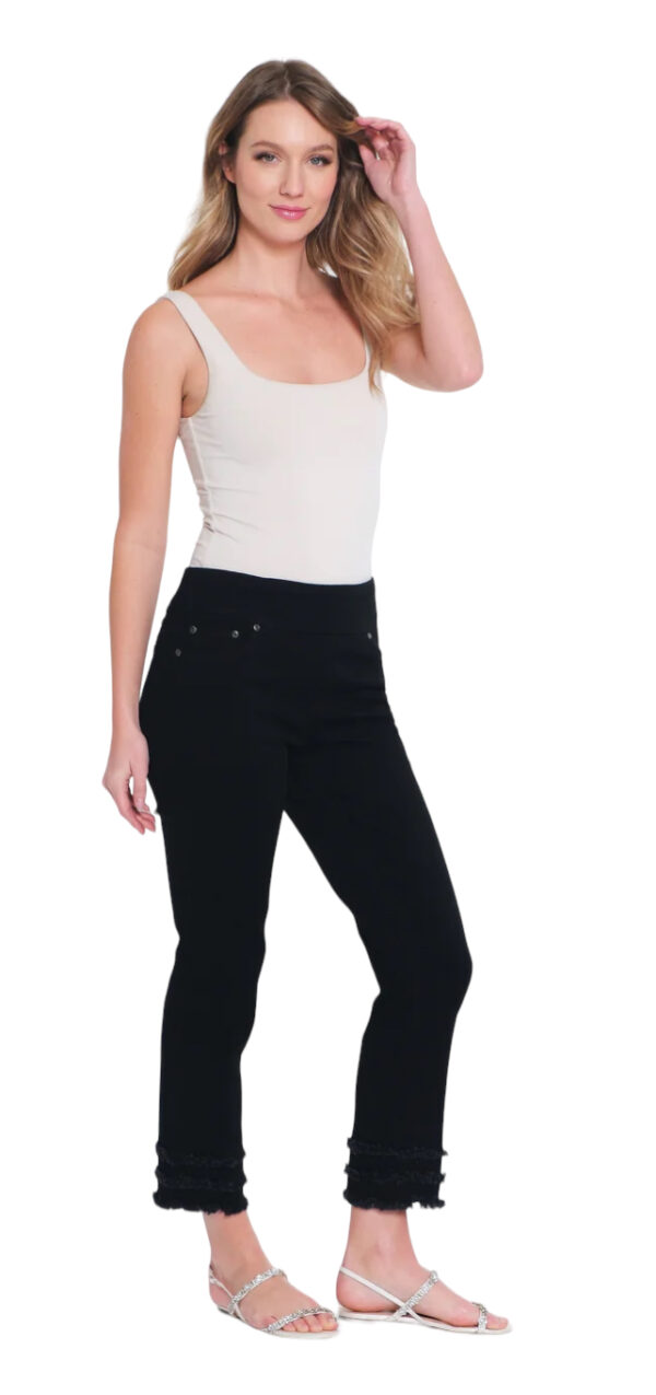 MULTIPLES SLIMSATION FRINGE ANKLE JEANS - Image 7